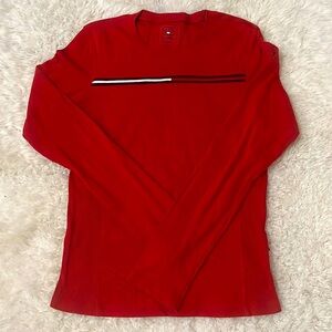 NWOT - Tommy Hilfiger Red Long Sleeve Shirt